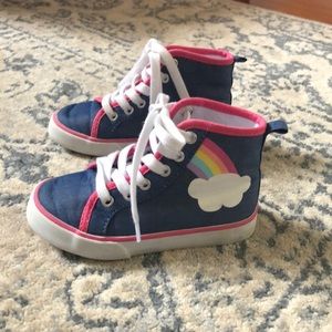 Kids hi top sneakers